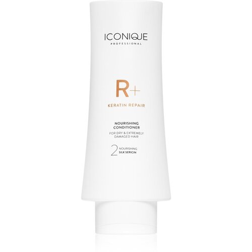 ICONIQUE R+ Keratin repair Nourishing conditioner regenerator s keratinom za suhu i o&amp;scaron;tećenu kosu 200 ml Slike