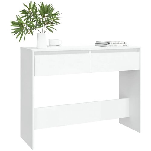 Konzolni stol bijeli 100 x 35 x 76,5 cm od konstruiranog drva Slike