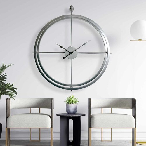 WALLXPERT VLNT02GU Vi&scaron;enamenski Metalni Zidni Sat Cene