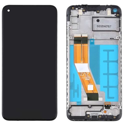 SAMURAI Dodirno staklo i LCD zaslon za Samsung Galaxy A11 / SM-A115, originalno (OEM), crno Cijene