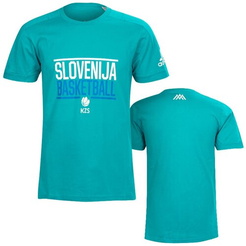 Adidas mu&amp;scaron;ka Slovenija KZS majica Slike