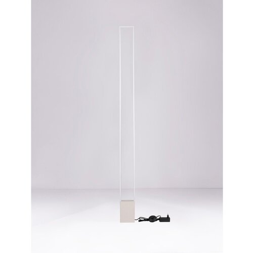 Nova Luce Bela LED stoječa svetilka (vi&amp;scaron;ina 161 cm) Lithos &amp;ndash; Slike