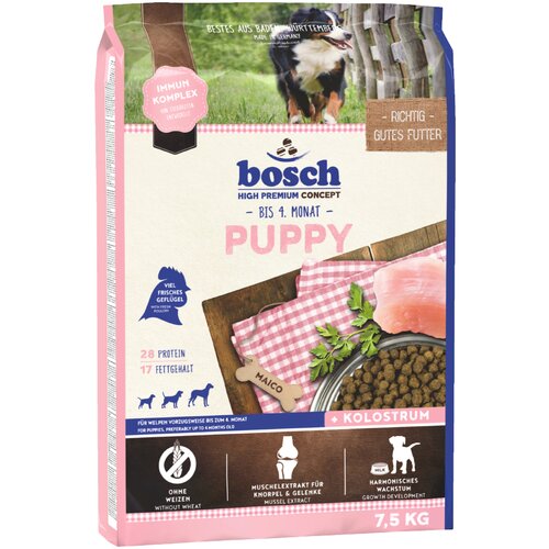 Bosch Varčno pakiranje 2 x veliko pakiranje - Puppy (2 x 7,5 kg) Slike