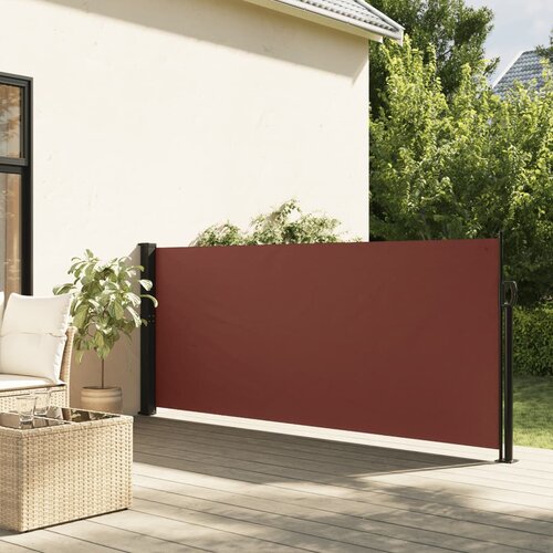 VidaXL Bočna tenda na uvlačenje smeđa 100 x 300 cm Slike