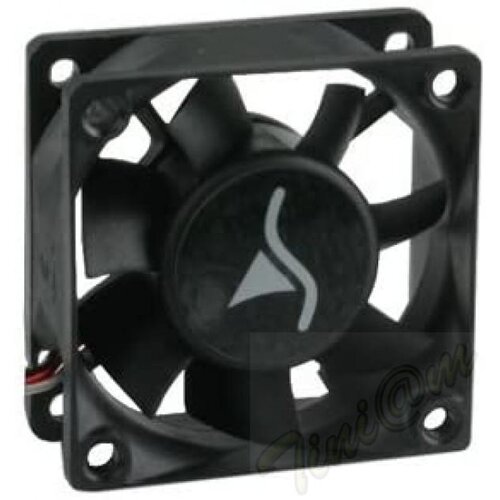 Akasa ventilator 60 x 60mm x 25mm 3pin - Črn Cene