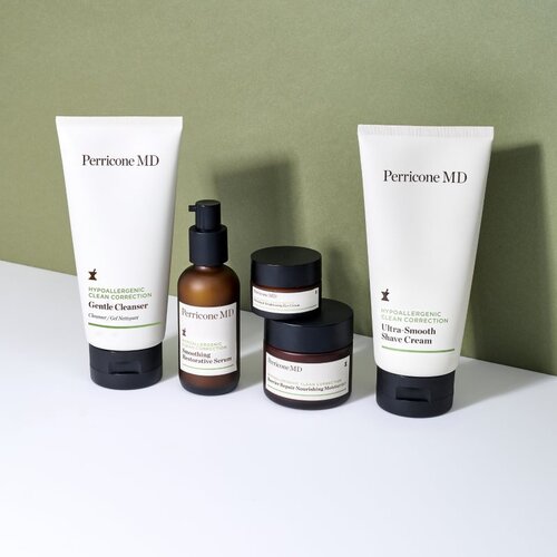 Perricone MD Hypoallergenic Clean Correction Smoothing Restorative Serum gladilni serum za hidracijo in posvetlitev kože 59 ml Slike