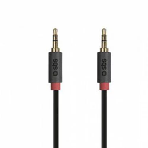 Sbs Audio kabel Tecable, jack (3,5 mm), črn