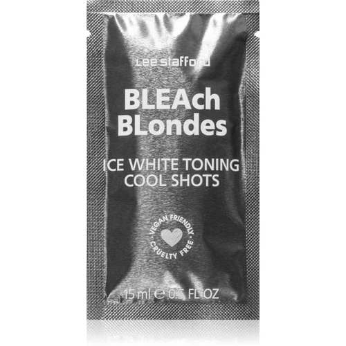 Lee Stafford Bleach Blondes Ice White intenzivna kura za plavu i sijedu kosu 4x15 ml