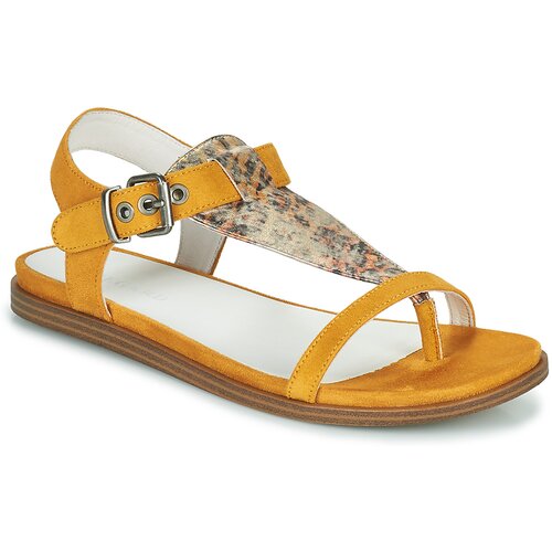 Regard Sandali &amp;amp; Odprti čevlji BREVAL V5 BOOTLEG SAFRAN Rumena Slike