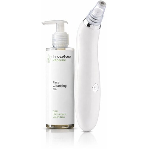 Paket električni čistilec obraza za ogrce in čistilni gel za obraz CBD Zenpure 200 ml InnovaGoods Cene