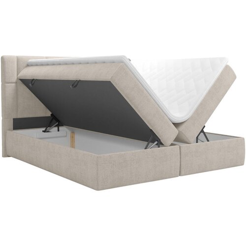 Boxxx POSTELJA Z VZMETNICO 140 cm x 200 cm , tekstil bež Slike