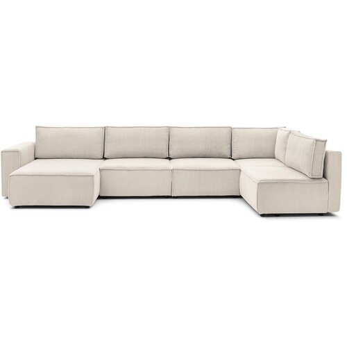 Bobochic Paris Krem kutna garnitura od samta (s desnim kutom/u obliku slova "U") – Cijene