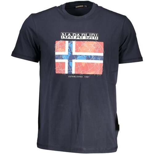 Napapijri MAN BLUE SHORT SLEEVE T-SHIRT Slike