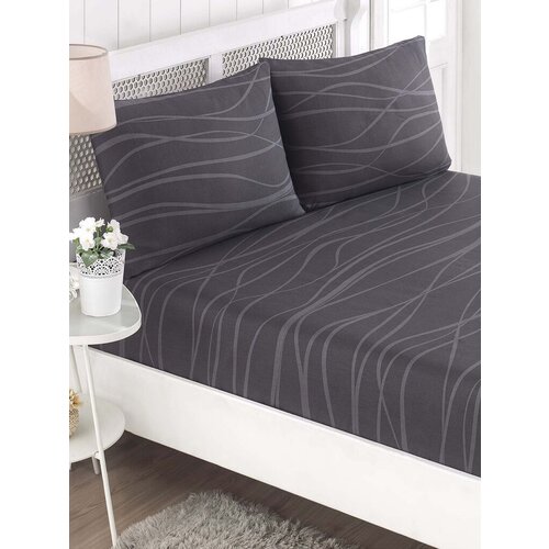 Aberto Design set čaršaf i 2 jastučenice Verda, 160x200+20 cm , Siva Cene