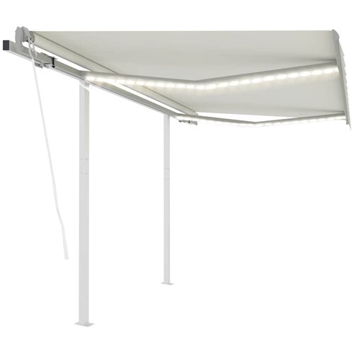  Automatska tenda sa senzorom LED plavo-bijela Slike