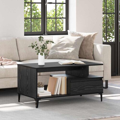  Kava Stol Crni hrast 90 x 49 x 45 cm Konstruirano drvo Cijene