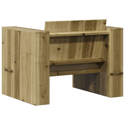  Vrtna sofa 79 x 60 x 62 cm od impregnirane borovine Slike