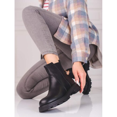SHELOVET black women's daggers made of eco leather Cijene