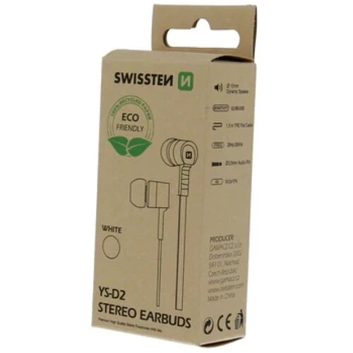Swissten slu&scaron;alice + mikrofon, In-ear, crne RAINBOW YS-D2 Cijene