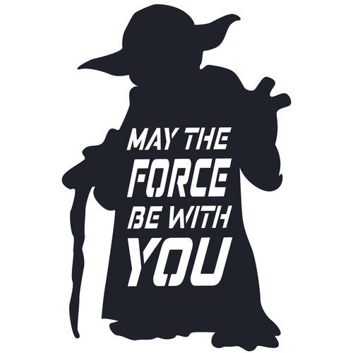 Wallity metalna zidna dekoracija, May The Force Be With You Slike
