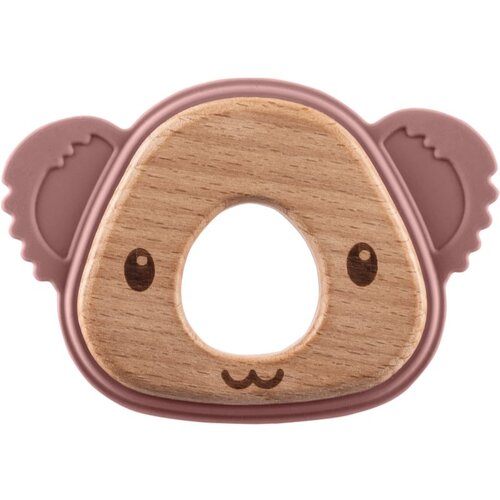 Zopa Silicone Teether Koala grickalica za bebe Old Pink 1 kom Slike