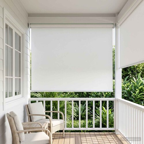  Roleta za&scaron;tita od UV zračenja Bijela 60 x 230 cm Poliester Cijene