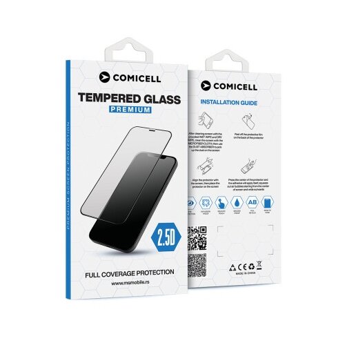  Folija za zastitu ekrana glass 2.5d za iphone 18 pro (6.3) crna ( FL12107 ) Slike