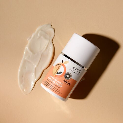 Apis Natural Cosmetics Peachy Skin dnevna krema z vlažilnim učinkom SPF 20 50 ml Slike