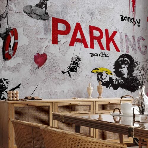  Foto tapeta - [Banksy] Graffiti Diveristy 300x210 Vodootporna Slike