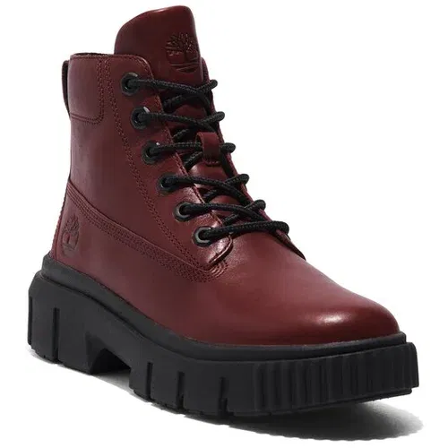 Timberland Škornji Greyfield Leather Boot TB0A5PW9C601 Bordo rdeča