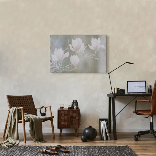  Slika - White Magnolias (1 Part) Wide 60x40 Slike