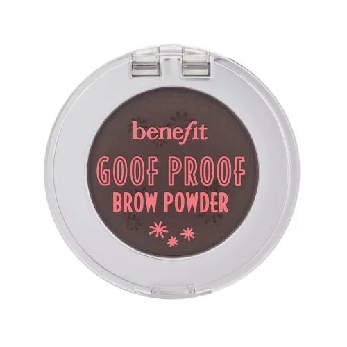 Benefit Goof Proof Brow Powder puder za obrvi odtenek 4,5 Neutral Deep Brown 1,9 g