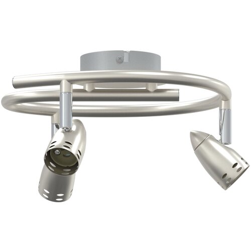VidaXL stropni reflektor 3-way prilagodljiv mat nikl GU10 Slike