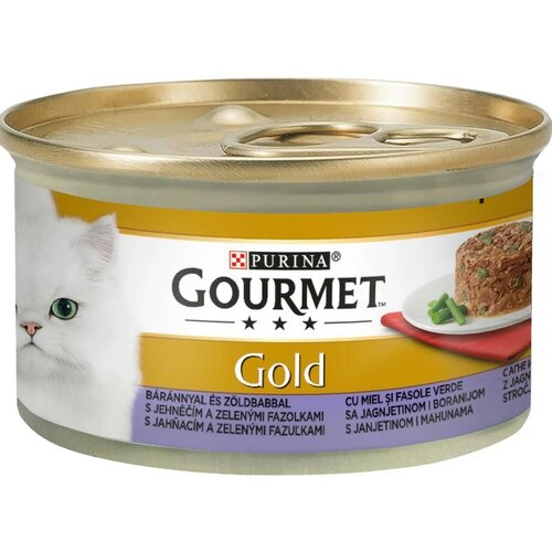 Purina gourmet gold vlažna hrana za mačke cake jagnjetina i boranija 85g Cene