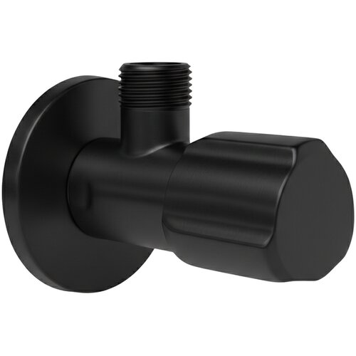 REA Bath Kutni ventil 02 1/2" x 3/8" Black Cene