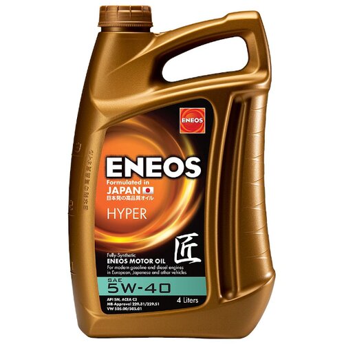 ENEOS premium hyper motorno ulje 5W40 4L Slike