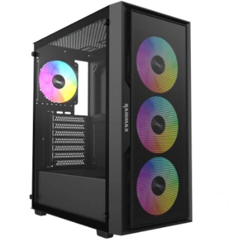 Raidmax Kuci&scaron;te Vector 159/ATX/Micro-ATX/Mini-ITX/ARGB/650W/kaljeno staklo/crna Cene