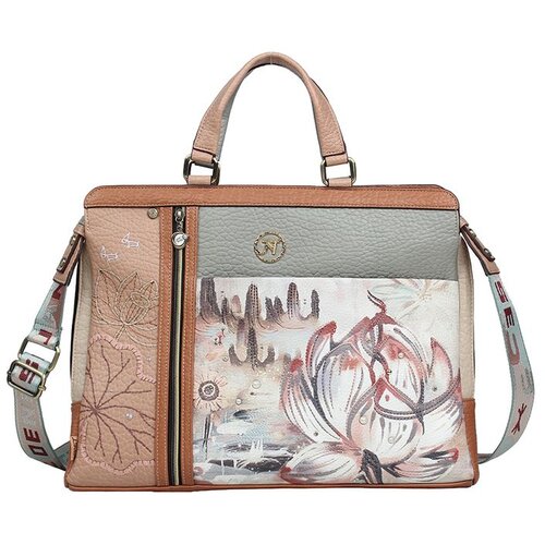Janet Ženska poslovna torba Lotus Lover 41x6,5x31 cm J-020E Cene