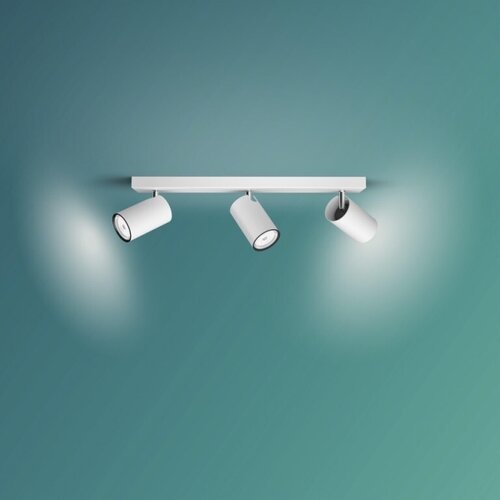 Philips Spot svetilo KOSIPO 3xGU10/5,5W/230V belo Slike
