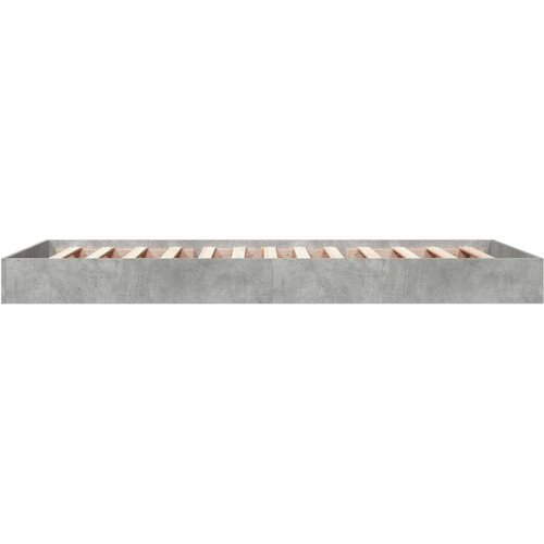  Okvir kreveta za pod Betonska siva 80 x 200 cm - Betonska siva Slike