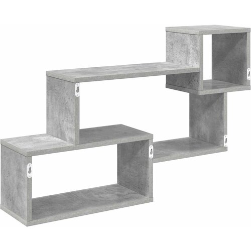  Lebdeća polica Zidna montaža Betonska siva 87 x 20 x 55 cm Slike