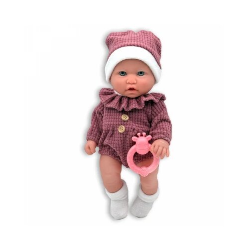  Lutka beba 30 cm sa roze kapom Cene