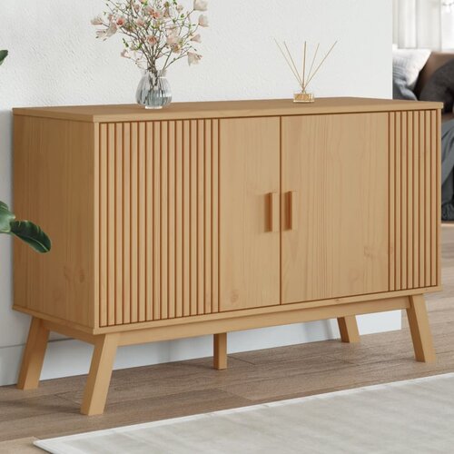 vidaXL Komoda OLDEN smeđa 114 x 43 x 73 5 cm od masivne borovine Cijene