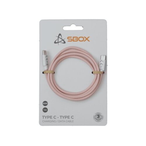 S Box Kabl Type C / Type C - 60 W Roze Cene