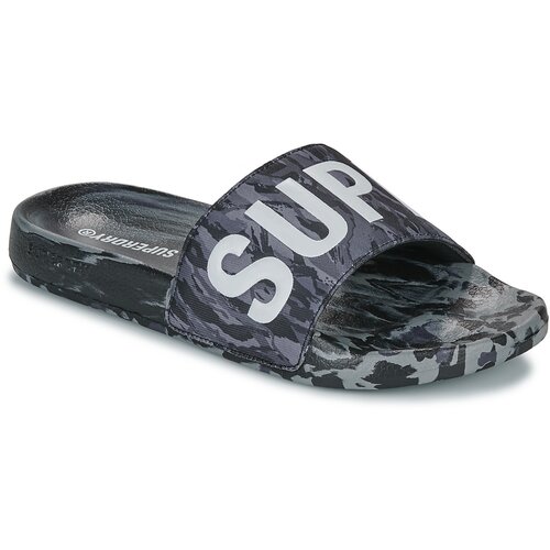 Superdry Natikači SANDALES PISCINE CAMO Črna Cene