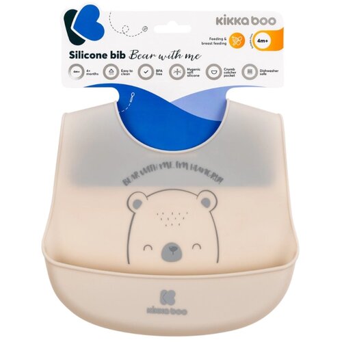  Silikonska portikla Bear with Me Grey KKB31045 Slike