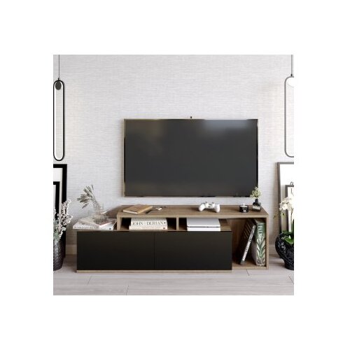 Hanah home Nexera - Walnut, Black TV omarica, (20783701) Slike
