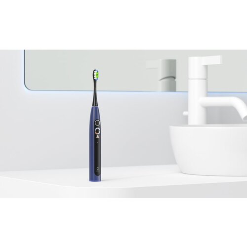 Oclean X Lite Set sonična zobna &amp;scaron;četka s potovalnim etuijem Dark Blue 1 kos Slike