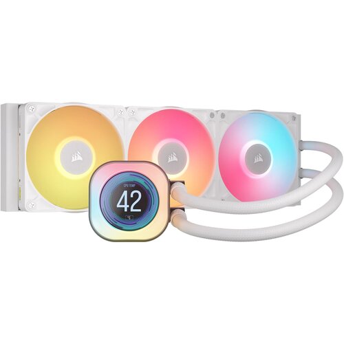 Corsair iCUE LINK TITAN 360 RX LCD Processor All-in-one liquid cooler 12 cm White 1 pc(s) Cijene