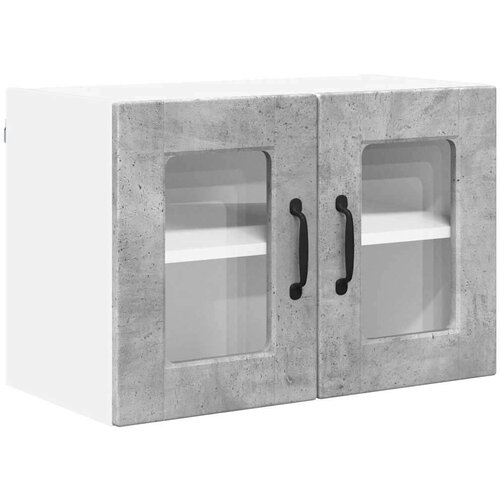  Zidni kuhinjski ormarić 2 pcs Betonski sivi 60 x 31 x 40 cm Slike